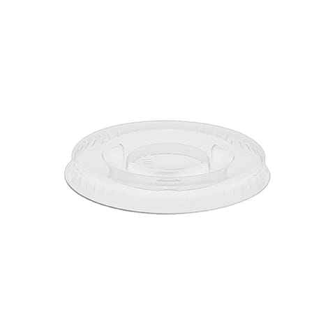 Fabri-Kal Clear PET Plastic Portion Cup Lid, 1 oz. - (2500/Case) YLS1FR