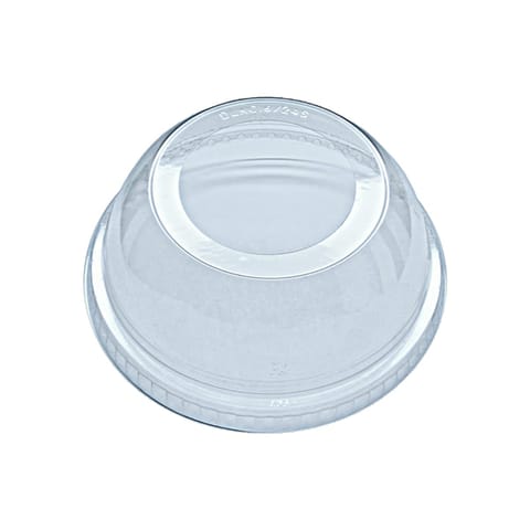 Fabri-Kal DLKC16/24S Kal-Clear/Nexclear PET Plastic Dome Lid, 1 3/4" Hole, Clear, Fits 12 /14, 16 / 18, 20, & 24 oz - (1000/Case)