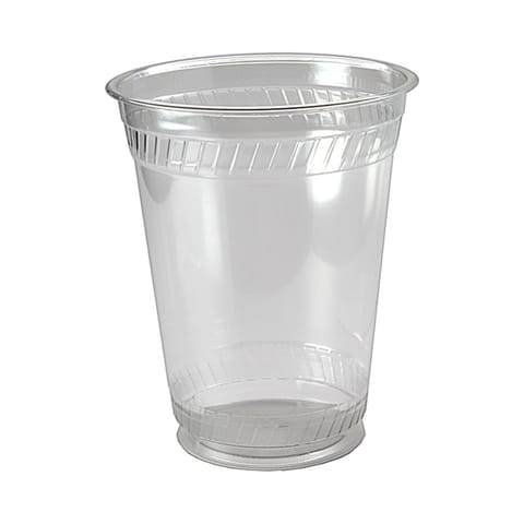 Fabri-Kal Greenware Compostable Clear PLA Plastic Cold Cup, 16/18 oz - (1000/Case) GC16S