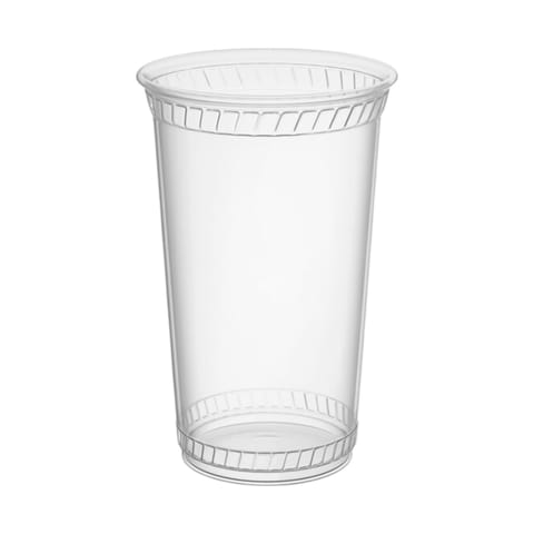 Fabri-Kal Greenware Compostable Clear PLA Plastic Cold Cup, 20 oz - (1000/Case) GC20NT
