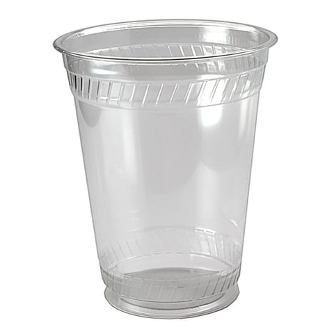 Fabri-Kal KC16S Kal-Clear 16/18 oz Clear PET Plastic Squat Cold Cup - (1000/Case)