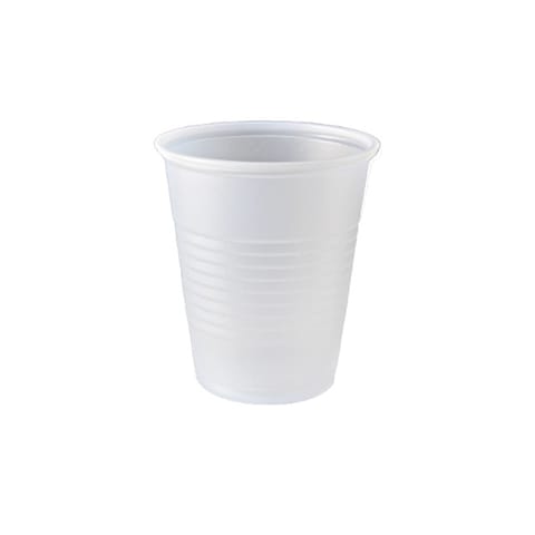 Fabri-Kal Translucent Ribbed PS Plastic Cold Drink Cup, 7 oz - (2500/Case) RK7