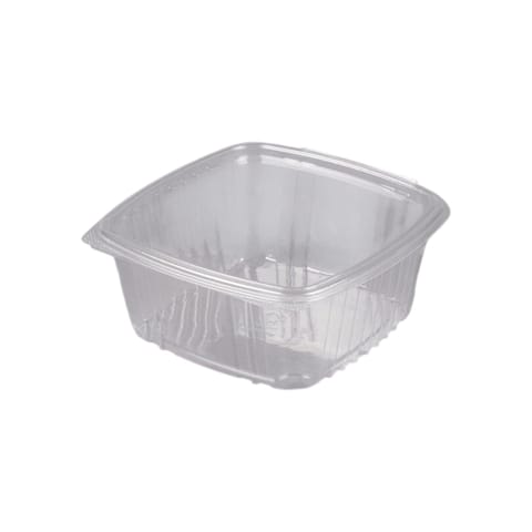 Genpak Clear Rectangular Hinged Deli Container, 64 oz - (200/Case) AD64