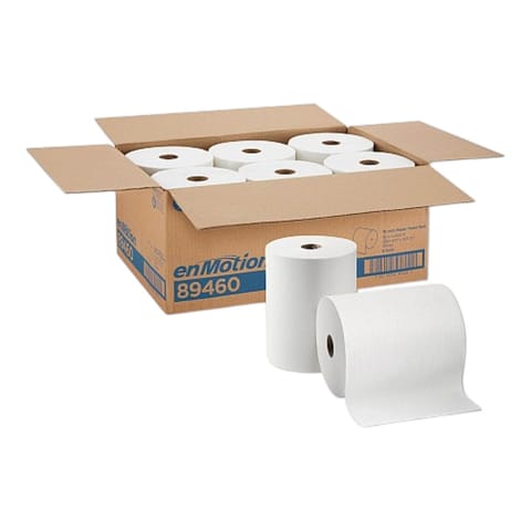 Georgia Pacific enMotion White High Capacity Roll Paper Towel, 1-Ply, 10" x 800 feet - (6/Case) 89460