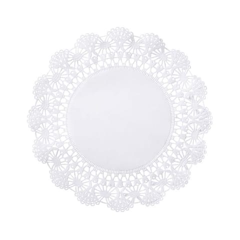Hoffmaster 5" White Paper Lace Doilies, Cambridge - (1000/Case) 500234