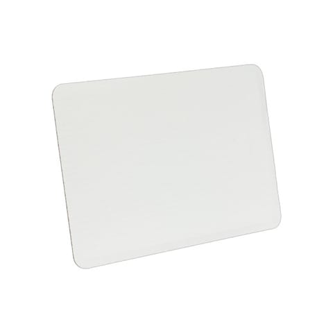 Inno-Pak 14" x 10" White Corrugated Cake Pad, 1/4 Sheet  - (100/Case) 091102001