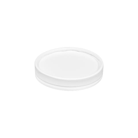 Inno-Pak White Paper Soup Cup Lid, Ventilated, Fits 8, 10, 12 & 16 oz - (500/Case) 193955484