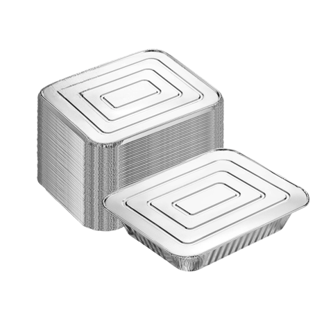 Half Size Aluminum Foil Steam Table Pans Lids - (100/Case)