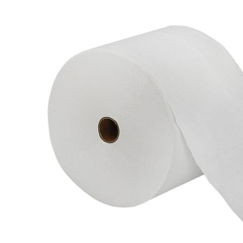 LoCor High-Capacity White Toilet Paper Roll, 2-Ply, 3 7/8" x 4 1/16", 1000 Sheets/Roll - (36/Case) 26821