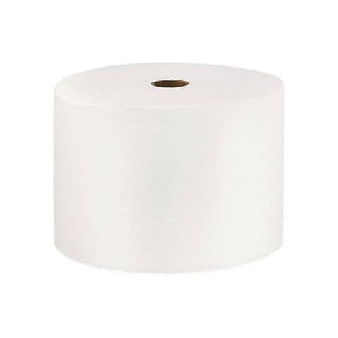 LoCor High-Capacity White Toilet Paper Roll, 2-Ply, 3 7/8" x 4 1/16", 1500 Sheets/Roll - (18/Case) 26824