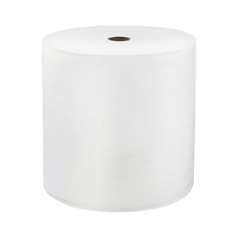 LoCor Ultra White TAD Hardwound Paper Towel Roll, 7" x 700 feet - (6/Case) 46903