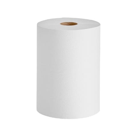Morcon Morsoft White Hardwound Roll Paper Towel, 1-Ply, 10" x 800' feet - (6/Case) W106