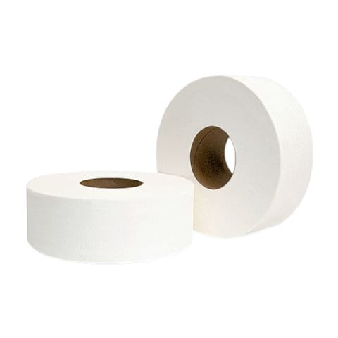 Morcon Morsoft White Jumbo Toilet Paper Roll, 2-Ply, 700 Feet/Roll - (12/Case) M29