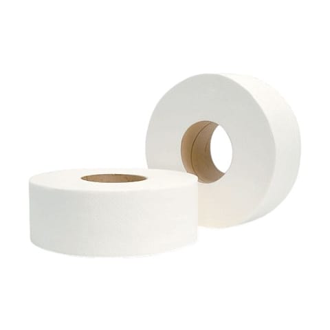 Morcon Morsoft White Small Core Toilet Paper Roll, 1-Ply, 2500 Sheets/Roll - (24/Case) M125