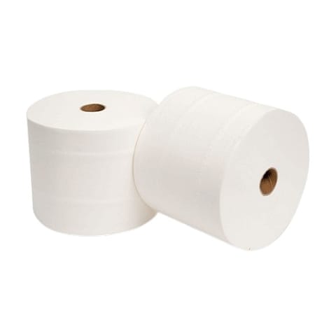 Morcon Valay White Small Core Toilet Paper Roll, 2-Ply, 3 15/16" x 4", 1000 Sheets/Roll - (12/Case) M1000