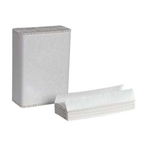 Pacific Blue White C-Fold Paper Towel, 1-Ply - (2400/Case) 20241