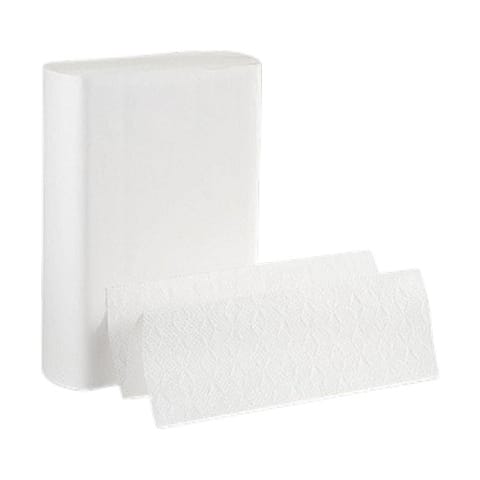 Pacific Blue White Z-Fold Paper Towel, 1-Ply - (2200/Case) 20887