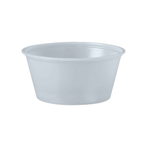 Solo Translucent PS Plastic Portion Cup, 3.25 oz - (2500/Case) P325N