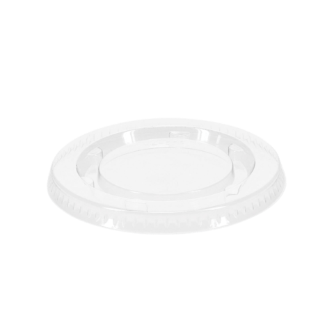 Small Portion Cup Lids – Fits 2 oz. Cup – Clear PET –  (2500/Case)
