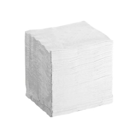 Tork Universal 17" x 17" White Dinner Napkin, 1/4 Fold, 1-Ply  - (4008/Case) N7141A