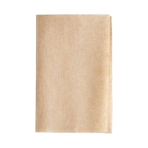Tork Xpressnap 13" x 8 1/2" Natural Kraft Interfold Dispenser Napkin, 1-Ply - (6000/Case) DX906E