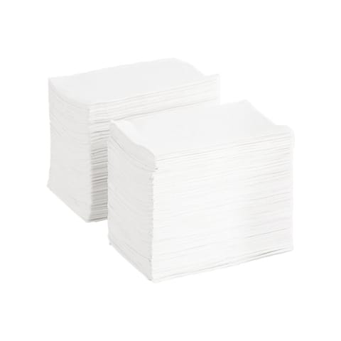 Tork Xpressnap 13" x 8 1/2" White Interfold Dispenser Napkin, 1-Ply - (6000/Case) DX900