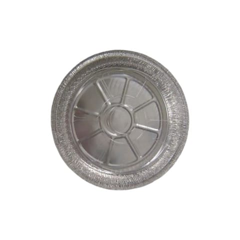 Western Plastics 7" Round Aluminium Foil Take-Out Pan, Prestige - (500/Case) 527-BP