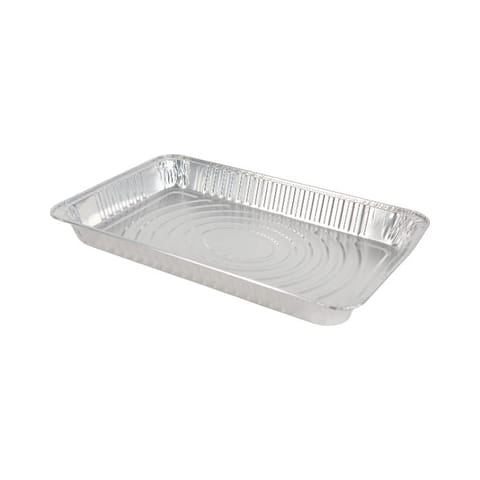 Western Plastics Full Size Aluminum Foil Steam Table Pan Medium - (50/Case) 5120