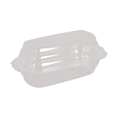 WNA BB9104 Comet 12 oz Clear PET Plastic Banana Split Boat, 4" x 8" x 3 1/8" - (500/Case)