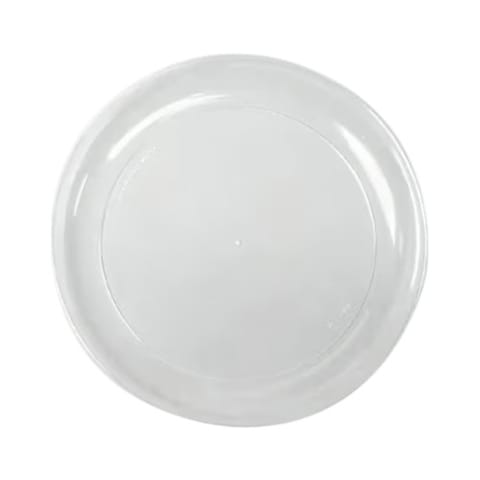 WNA Comet 9" Clear Round PS Plastic Dinnerware Plate - (250/Case) RP9