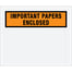10 x 12" Orange "Important Papers Enclosed" Envelopes