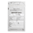 10" x 13" Opaque Plastic Bank Deposit Bags for Cash & Checks with Permanent Adhesive Seal