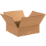 12" x 12" x 4" Corrugated Shipping Box – Kraft 32 ECT, Single Wall - (25/Bundle)