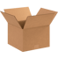 12" x 12" x 8" Corrugated Shipping Box – Kraft 32 ECT, Single Wall - (25/Bundle)