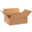 12" x 9" x 4" Corrugated Shipping Box – Kraft 32 ECT, Single Wall - (25/Bundle)