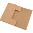 15 x 11 1/8 x 2" Kraft Easy-Fold Mailers