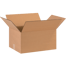 16" x 12" x 8" Corrugated Shipping Box – Kraft 32 ECT, Single Wall - (25/Bundle)
