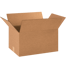 18" x 12" x 10" Corrugated Shipping Box – Kraft 32 ECT, Single Wall - (25/Bundle)