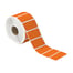 2 x 1" Orange Desktop Direct Thermal Label