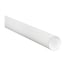 2 x 20" White Tubes with Caps