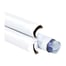 2 x 24" White Crimped End Tubes