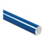 2 x 9" Blue Tubes with Caps