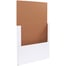 24 x 24 x 2" White Easy-Fold Mailers