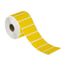3 x 1" Yellow Desktop Direct Thermal Label