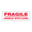 3" x 110 yds. - "Fragile Handle With Care" (6 Pack) Messaged Carton Sealing Tape – 2.2 Mil