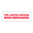 3" x 110 yds. - "Mixed Merchandise" (6 Pack) Messaged Carton Sealing Tape – 2.2 Mil