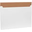 38 x 26 x 1" White Jumbo Fold-Over Mailers