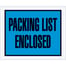 4 1/2 x 5 1/2" Blue "Packing List Enclosed" Envelopes