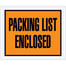 4 1/2 x 5 1/2" Orange "Packing List Enclosed" Envelopes