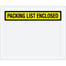 4 1/2 x 5 1/2" Yellow "Packing List Enclosed" Envelopes